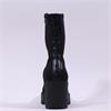 Marco Moreo Liege Stud Heel Wedge - Black Stretch